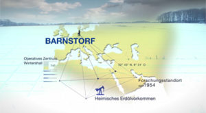 Eine karge Winterlandschaft. Eine 2D Animation zeigt Teile Russlands. Screenshot eines Erklärfilmes zum Thema Forschung und Wissenschaft bei der BASF Gruppe realisiert durch die Filmproduktion Karlsruhe mp-film.