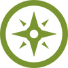Das grüne Icon Kompass steht dafür, dass mp-film seinen Kunden vorab eine erstklassige Beratung bietet und das Projekt zielführend ausrichtet
